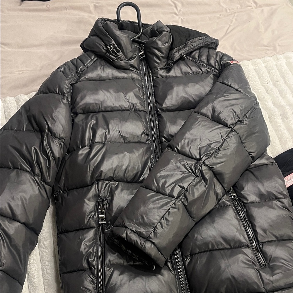 Men’s Dark Gray Puffer Jacket
